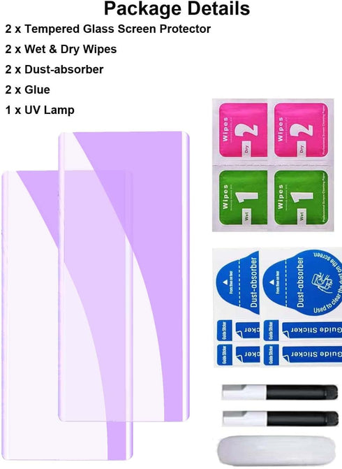 2 Pack Anti Blue Light Tempered Glass Screen Protector for Samsung Galaxy S20, 9H Hardness, Eye Protection