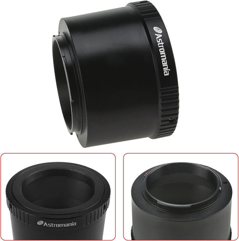 Astromania T T2 Lens to Fuji FX Mount Camera Adapter, Universal Screw-in for X-T1 X-A1 X-E2 X-M1