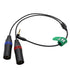 3.5mm 1/8" 2 3 2-Channel 50cm Audio Cable for Mixer Recorder Amplifier Microphone DJ Music Instrument Receiver Camera