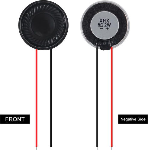 6Pcs 8 Ohm 2W Speaker 8ohm Round 28mm Loud Speakers Compatible with Small Loudspeaker Audio MP3 MP4 Player Speaker