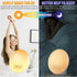 YOVDA 7 Dimmer, Sunrise Alarm Clock Radio for Bedrooms with Color Night Light, Dual Alarm, White Noise Sound Machine