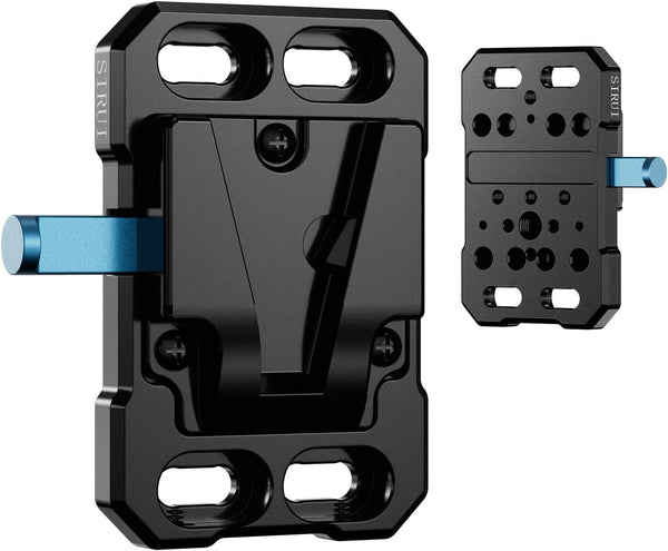 Sirui Mini V Mount Battery Plate, Small V Mount Adapter with Multi Threads, SC-VM-B