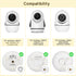 GAHOGA HB6550/HB6560/HB6148/HB6240//HB66/HB6339, SM935E Baby Monitor Clip Mount for HelloBaby ANMEATE Adjustable Clamp