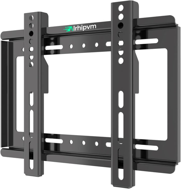 TV Wall Mount Brackets, Low Profile Fixed for 14 to 43 Inch LED, LCD TVs, Universal Mount Fits 8" Wood Studs