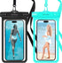 Waterproof Phone Pouch/Case, 2 Pack Holder for iPhone 15 14 13 12 11 Pro Max, Universal Dry Bag for Travel