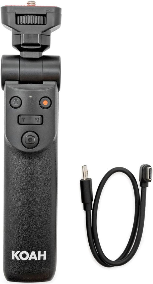 Koah RX100 Vlogging Camera Grip and Tripod for Content Creators - Compatible with Sony mirrorless Alpha Series, DSC-RX