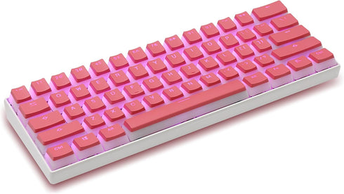 Happy Balls Pudding Keycaps Set, Translucent PBT OEM Profile for Mechanical Keyboard Compatible with Cherry MX