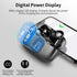 Wireless Earbuds, Bluetooth 5.3 Headphones with Noise Cancelling Mic, IP7 Waterproof, 36H Playtime for Sports, Black