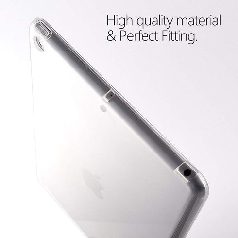 iCoverCase Clear Case for iPad 10.2" (2021/2020/2019), Ultra-Thin Transparent Soft TPU Back Cover for 9th/8th/7th Gen