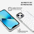 MOSNOVO iPhone 13 Case - Clear TPU Bumper with Buffertech 6.6ft Military-Grade Drop Protection - White Leopard