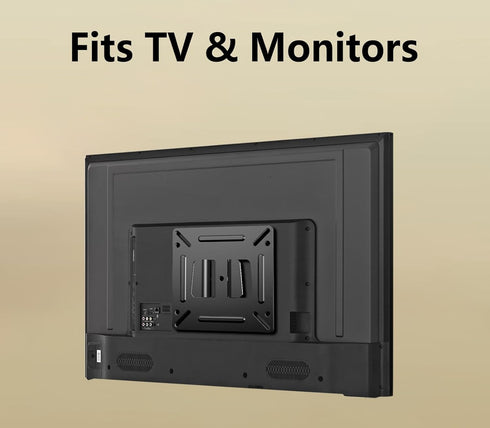 2 Pack Monitor Wall Mount for 14 -27 TVs, Small TV Mount for Computer Monitors, RV TV Mount, Holds up to 33lbs