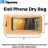 Waterproof Phone Case with Lanyard, Excellent Protection Floats in Water (Orange)