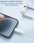 MoKo USB C Female to Lightning Male Adapter, Lightning to USB-A OTG Connector for iPhone 14/13/12/11 Pro Max