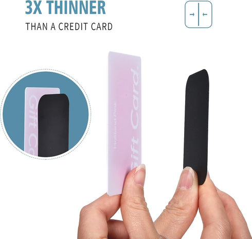 Mount Metal Plate for Cell Phone Magnet Holder with Strong Adhesive Sticker, 2 Round and 2 Rectangle