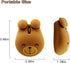 Wireless 2.4GHz Cartoon Bear Shape USB Mouse, Portable Cordless Mouse for Kids, Small Optical Mouse