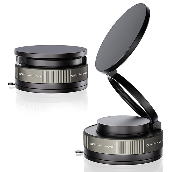 Rvelon 2Pack Magnetic Car Phone Holder for Magsafe Mount,360 Adjustable Foldable and Retractable