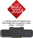 Cyber Acoustics USB Speaker Bar (CA-2890) Stereo USB Powered Speaker, Easily Clamps to Monitor, Convenient Controls