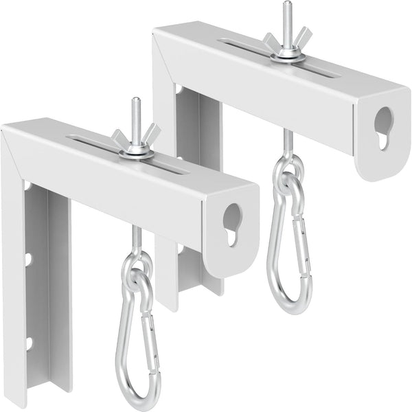Universal Projector Screen L-Bracket Wall Mount, 6 Inch Adjustable Extension for Home Projector and Movie Screens