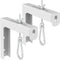 Universal Projector Screen L-Bracket Wall Mount, 6 Inch Adjustable Extension for Home Projector and Movie Screens