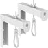 Universal Projector Screen L-Bracket Wall Mount, 6 Inch Adjustable Extension for Home Projector and Movie Screens