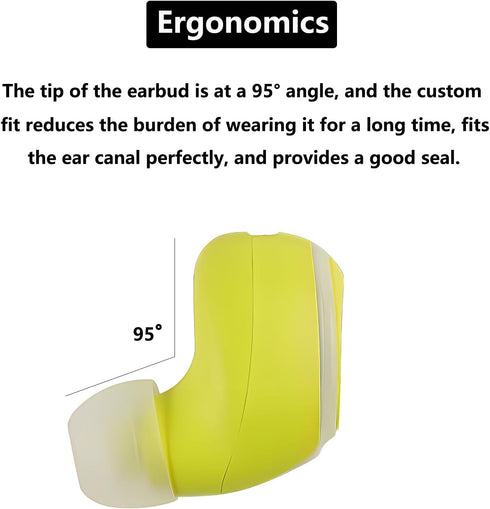 Bluetooth Earpiece, 6 Hours Play Time, Single Bluetooth Earbud, Waterproof Headphones for Car Business (Green)