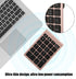 Sanpyl 22 Keys Numeric Keypad, Bluetooth Mini Keyboard, Portable Mini Financial Accounting Rechargeable Number Pad, for Laptop Desktop, PC(Rose Gold)