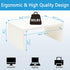 6.7 inch TEAMIX Height Monitor Stand Riser, Wood Monitor Riser with Storage for Desk Small Monitor Stand
