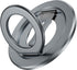 360 Ultra-Light Dual Sided Magnetic Phone Holder,Car Mount, Rotation Finger Ring Holder,Foldable Magnetic Cell Phone