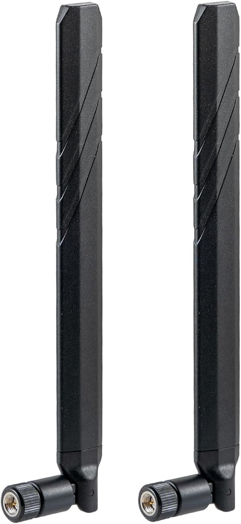 eifagur 4G LTE 5G CBRS Antenna, 600-6000MHz Wide-Band, 10dBi SMA Male Connector, 2-Pack,