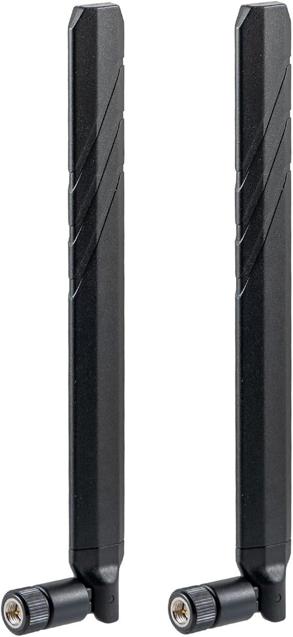eifagur 4G LTE 5G CBRS Antenna, 600-6000MHz Wide-Band, 10dBi SMA Male Connector, 2-Pack,