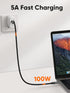CableCreation USB C to USB C Cable 5FT, 10Gbps Data Cable, 4K Video Output, 100W Fast Charging for MacBook, Galaxy