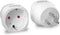 European to USA Plug Adapter, EU to US Plug Adapter for Most of Europe, Spain, France Type C/E/F Plugs to US Power