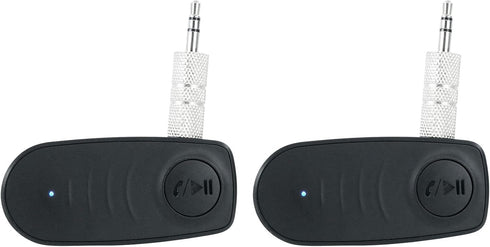 Rockville BT-Link Bluetooth Adapters (2), Aux to Bluetooth 5.0, Wireless Sync, DSP Audio,