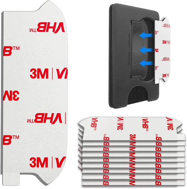 pop-tech Sticky Adhesive Replacement for Socket Wallet Plus Oval Base, 9pcs 3M VHB Strong Glue