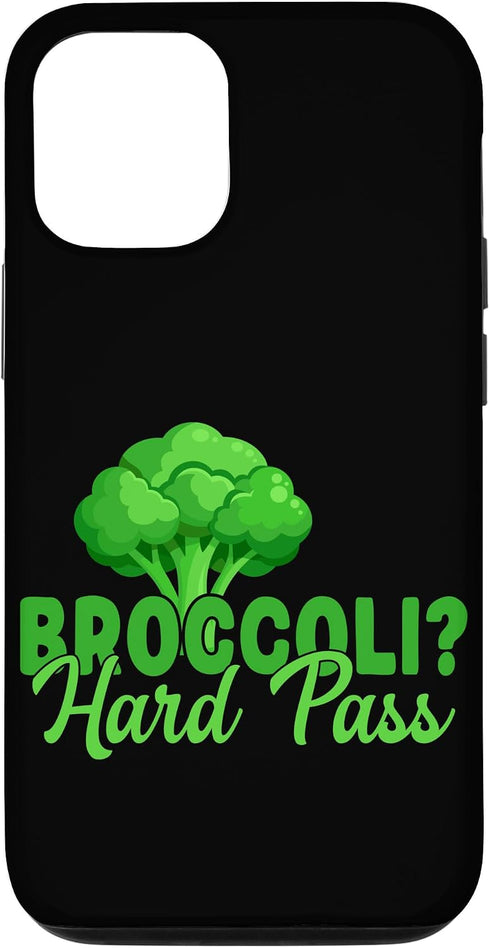 Broccoli Funny Vegetable Fun Anti Broccoli Joke Broccoli Hard Pass Funny Anti Vegan Case for iPhone 12/12 Pro