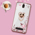 B-wishy for Blu View 2 Case, Glitter Crystal Butterfly Heart Floral Slim TPU Cover with Kickstand & Strap (Rose Gold)