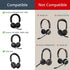 Replacement Ear Pads Compitable with Jabra Evolve2 65 MS/65 UC/USB, Earpads Cushions for Evolve2 40 UC/MS/USB, Headset Ear Covers Also Fit Jabra Elite 45h-Black