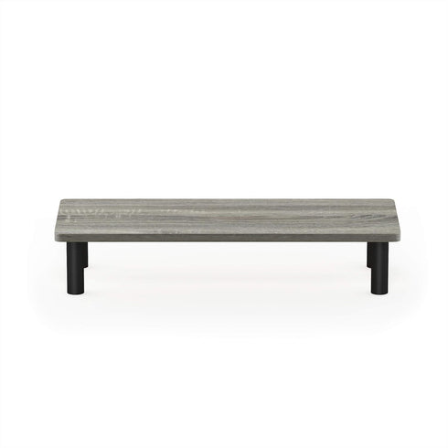Furinno French Oak Grey/Black Monitor Riser Stand