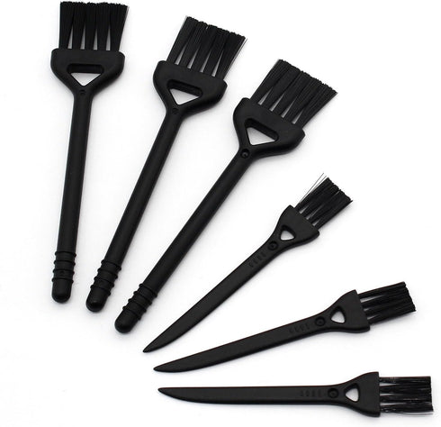 Keyboard Cleaning Brush, 6 Pcs Plastic Handle Nylon Anti Static Brush Kit for Computer Keyboard, Laptop, Phone Cleaning