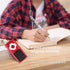 Red Digital MP3 / MP4 Player (Max Support 64 GB) with Photo Viewer, E-Book Reader, Voice Recorder, and FM Radio