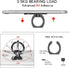 Cavdycidy Metal Butterfly Ring Holder for Cell Phone - Finger Ring Stability Holder Back Stand Car Mount Hook Kickstand