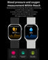 Smart Watch for Men Women Kids, HCHLQL Touch Screen Fitness Tracker with Call/SMS/Heart Rate/Blood Oxygen Monitor, White
