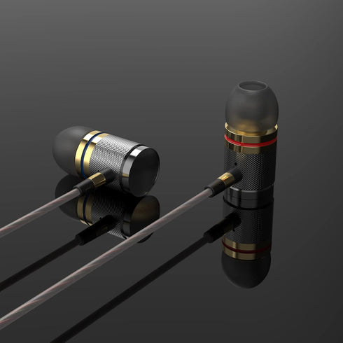 Betron YSM1000 Wired Earphones with Noise Isolating Earbuds, 3.5mm Jack, Tangle-Free Cable, and Case.