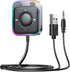 JOYROOM Bluetooth 5.3 Car Adapter - Dual Mics, Noise Cancellation, AUX Bluetooth Kit for Hands-Free Calls