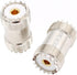 SO239 Barrel Connector, 6-Pack | PL259 Coupler UHF Female to Female RF Adapter for CB Ham Radio Antenna