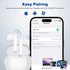 Wireless Earbuds for Samsung S24 Ultra S23 S22+ A53, 5.3 Bluetooth Headphones, Noise Canceling Ear Bud with Earhook