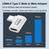 AreMe 2 Pack USB C Male to Female Adapter, 90 Degree Right Angle 140W Type C Extender for Thunderbolt Devices