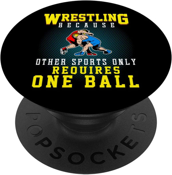 Wrestling Coach School Teacher Student Sports PopSockets Swappable PopGrip