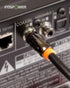 FosPower Digital Audio Coaxial Cable, 24K Gold Plated Connectors, 3ft, RCA Male to RCA Male