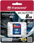 Transcend 8GB SDHC Memory Card, Premium Class 10 UHS-I, Pack of 5